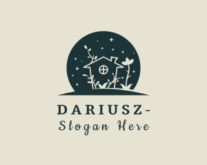 House Floral Garden  Logo