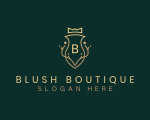 Monarch Shield Boutique logo design