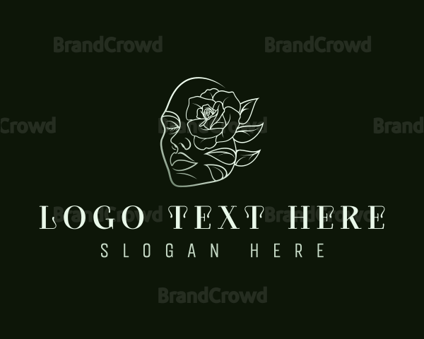 Floral Beauty Face Logo