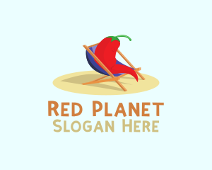 Red Chili Vacation logo design