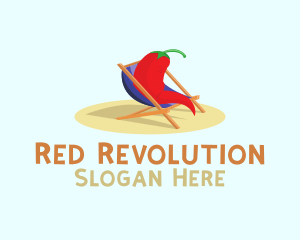 Red Chili Vacation logo design