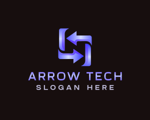 Tech Arrow Cyber logo design