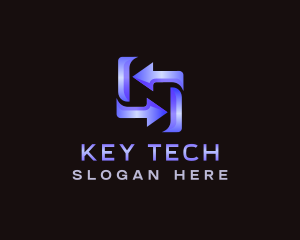 Tech Arrow Cyber logo design