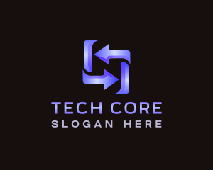 Tech Arrow Cyber logo design