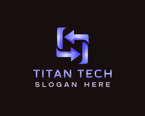 Tech Arrow Cyber logo design