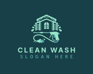 Pressure Washing Cleaning logo design