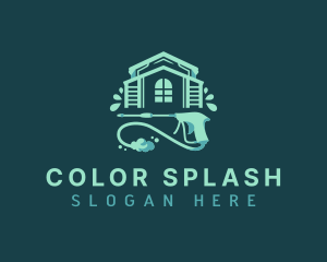 Pressure Washing Cleaning logo design