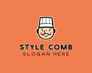 Cook Chef Cartoon logo design