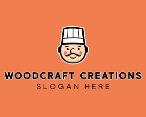 Cook Chef Cartoon logo design