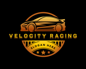 Race Car Automobile logo design