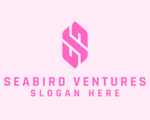 Pink Beauty Letter S  logo design