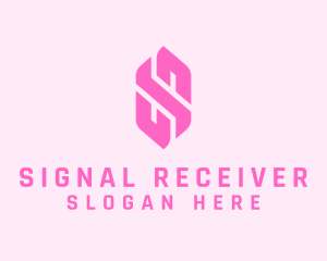 Pink Beauty Letter S  logo design