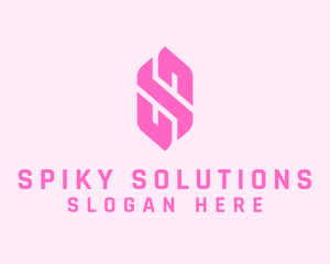 Pink Beauty Letter S  logo design