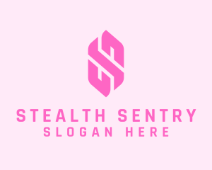 Pink Beauty Letter S  logo design