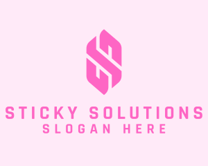 Pink Beauty Letter S  logo design