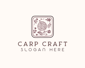 Sewing Yarn Craft logo design