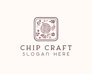 Sewing Yarn Craft logo design