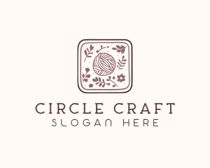 Sewing Yarn Craft logo design