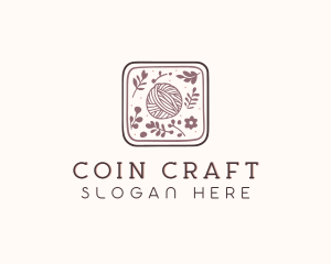 Sewing Yarn Craft logo design