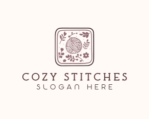 Sewing Yarn Craft logo design