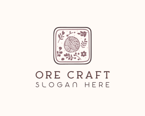 Sewing Yarn Craft logo design