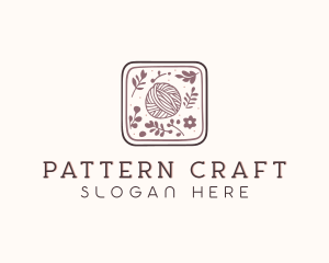 Sewing Yarn Craft logo design