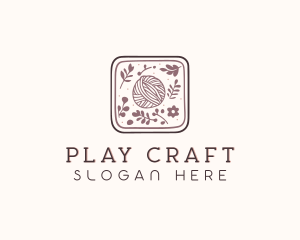 Sewing Yarn Craft logo design