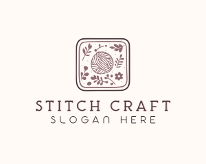 Sewing Yarn Craft logo design