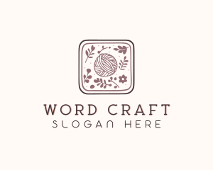 Sewing Yarn Craft logo design