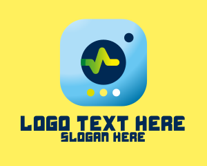 Mobile Application - Health Monitor App logo design