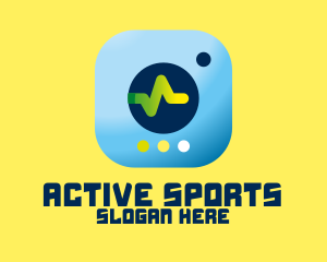 Health Monitor App logo design