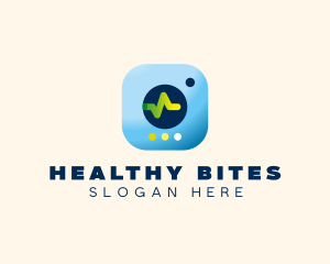 Health Monitor App logo design