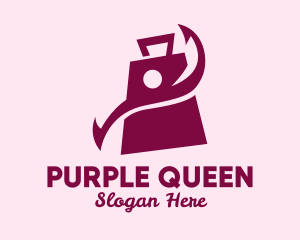 Purple Hand Bag  logo design