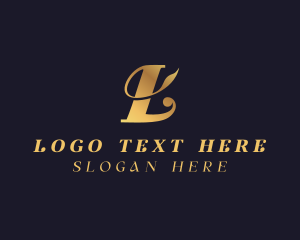 Elegant - Elegant Golden Fashion logo design