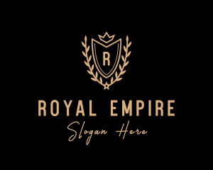 Royal Wreath Crest logo design