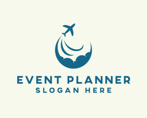 Cloud Plane Travel Agency Logo