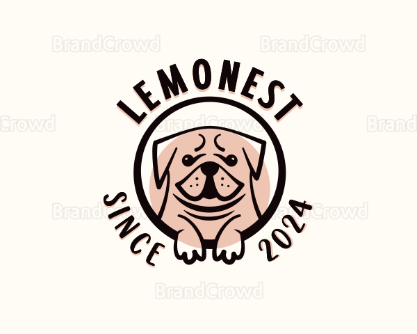 Pug Puppy Dog Logo