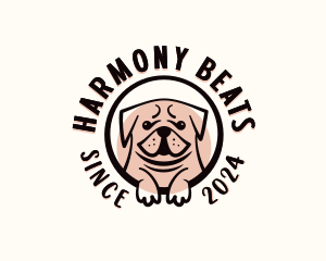 Pug Puppy Dog Logo