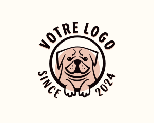 Pug Puppy Dog Logo