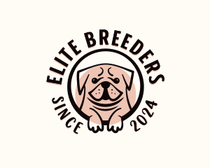 Pug Puppy Dog logo design