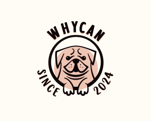 Pet Shop - Pug Puppy Dog logo design