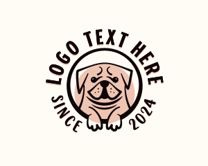 Pug Puppy Dog Logo