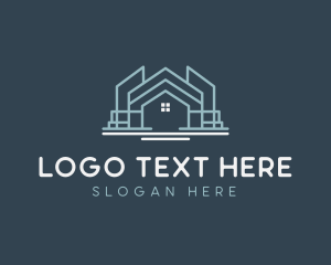 Leasing - Property Roofing Renovation logo design