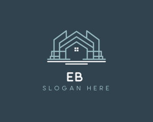 Renovation - Property Roofing Renovation logo design