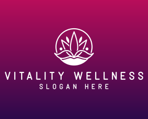 Lotus Wellness Spa logo design