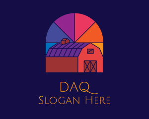 Colorful Farm Barn Logo