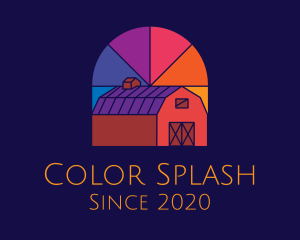 Colorful Farm Barn logo design