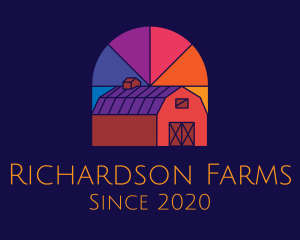 Colorful Farm Barn logo design