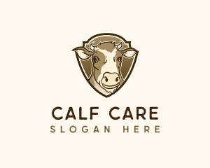 Calf - Cattle Cow Butcher logo design