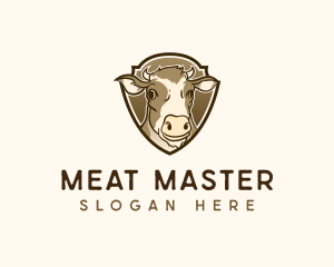 Cattle Cow Butcher logo design